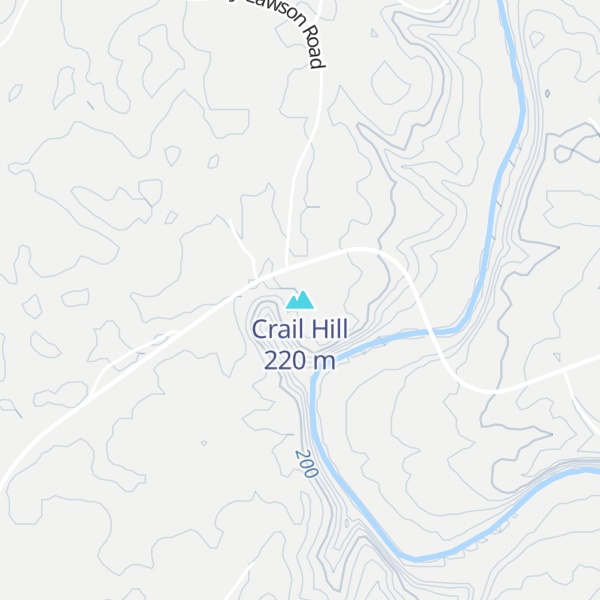 Map of Crail Hill