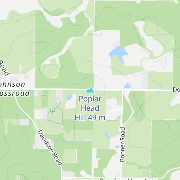 Map of Poplar Head Hill