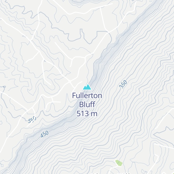 Map of Fullerton Bluff