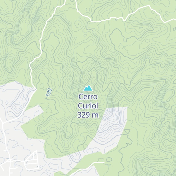 Map of Cerro Curiol