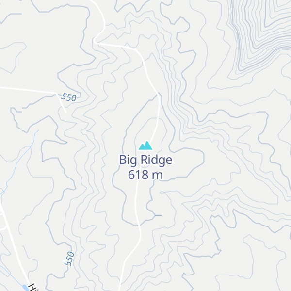 Map of Big Ridge