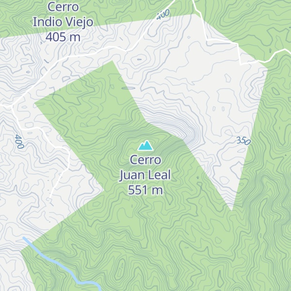 Map of Cerro Juan Leal