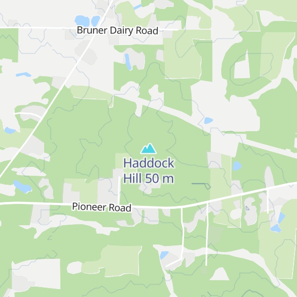 Map of Haddock Hill