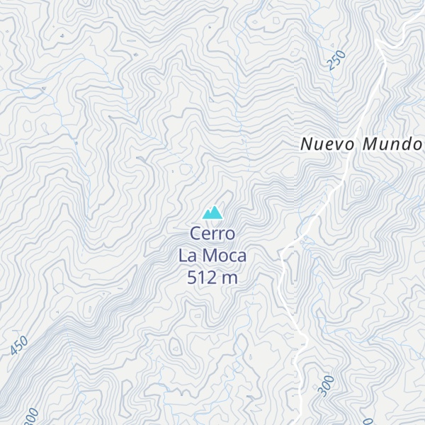 Map of Cerro La Moca