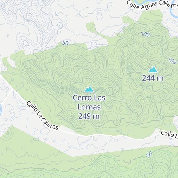 Map of Cerro Las Lomas