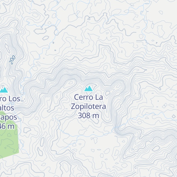 Map of Cerro La Zopilotera