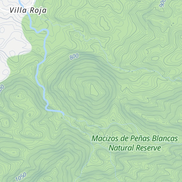 Map of Cerro El Retorcido