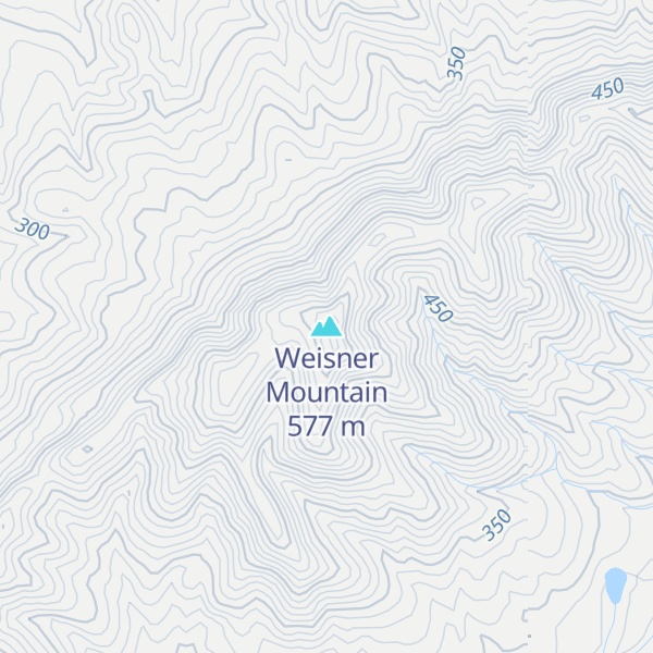 Map of Weisner Mountain