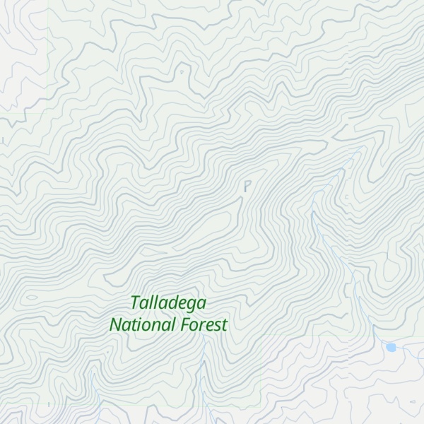 Map of Hurricane Mountain