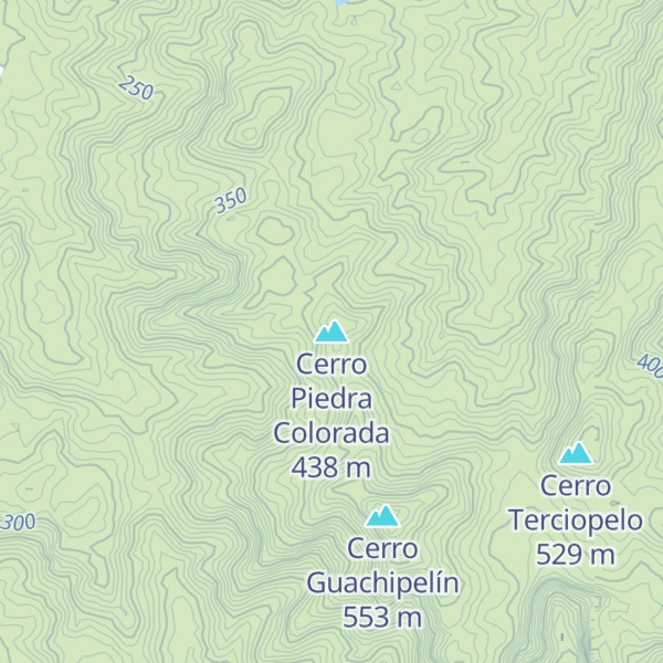 Map of Cerro Piedra Colorada