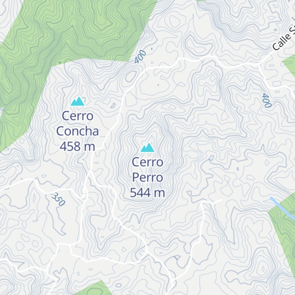 Map of Cerro Perro