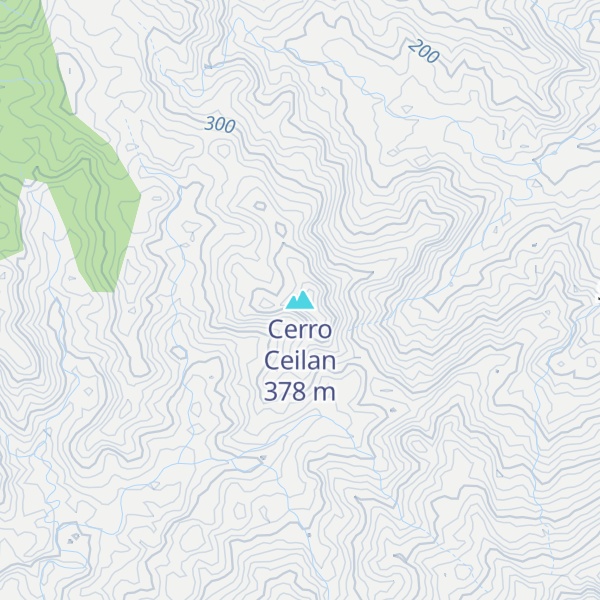Map of Cerro Ceilan