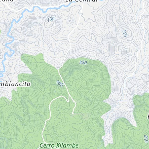 Map of Cerro El Congo
