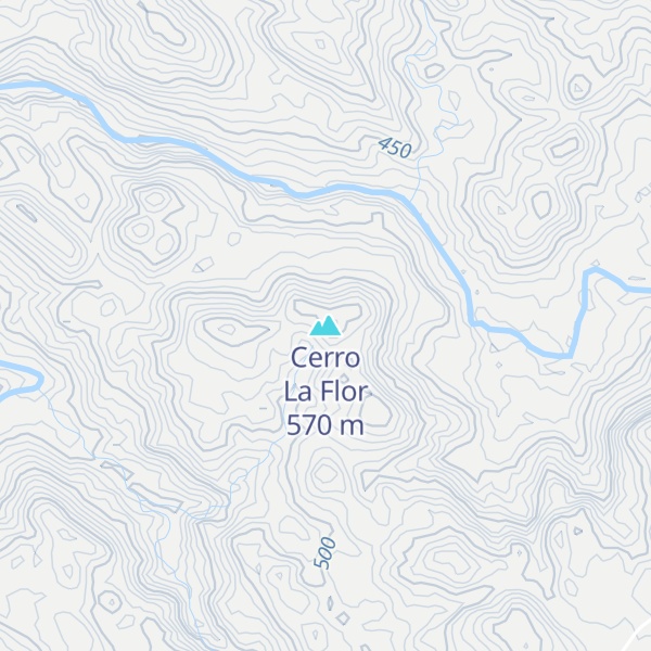 Map of Cerro La Flor