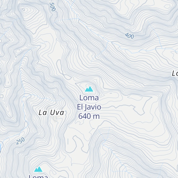 Map of Loma El Javio