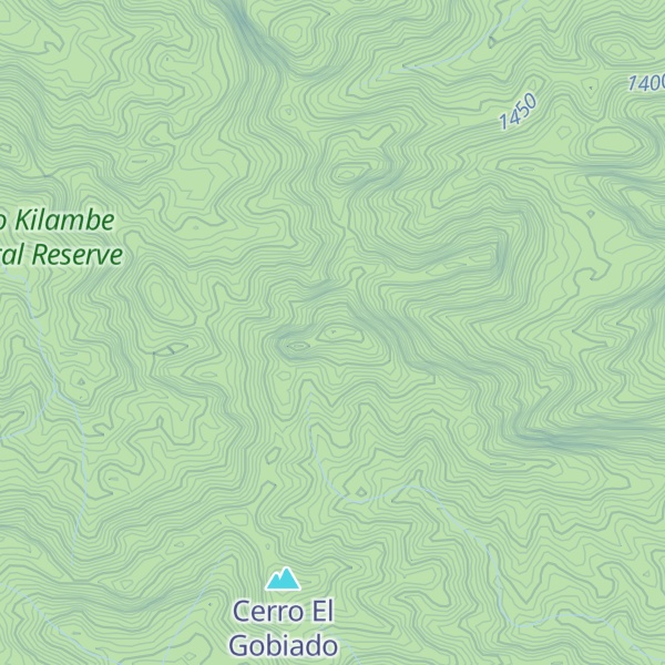 Map of Cerro Kilambé