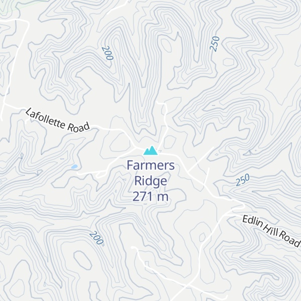 Map of Farmers Ridge