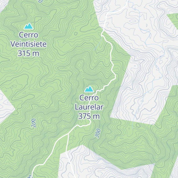 Map of Cerro Laurelar
