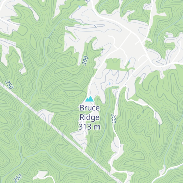 Map of Goolsby Ridge