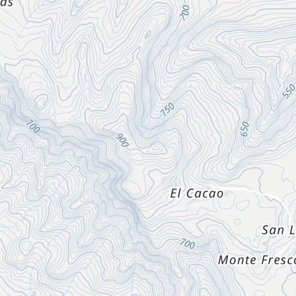 Map of Cerro Monte Fresco