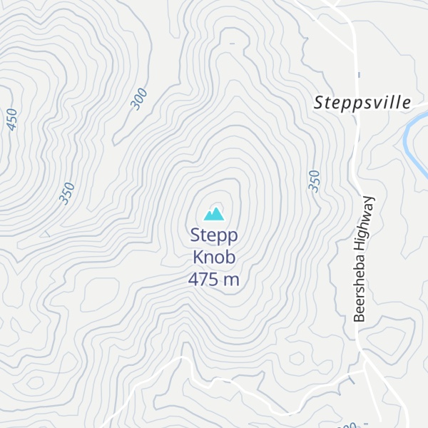 Map of Stepp Knob