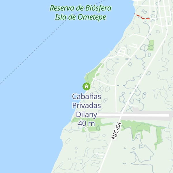 Map of Cabañas Privadas Dilany
