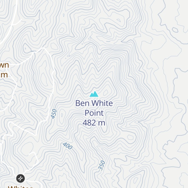 Map of Ben White Point