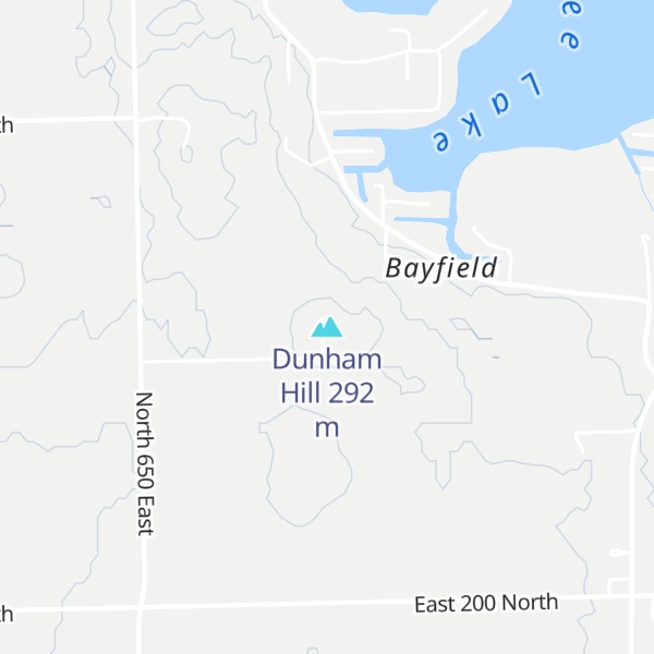 Map of Dunham Hill