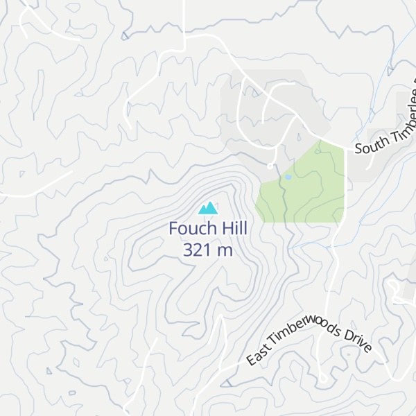 Map of Fouch Hill