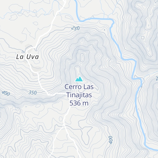 Map of Cerro Las Tinajitas