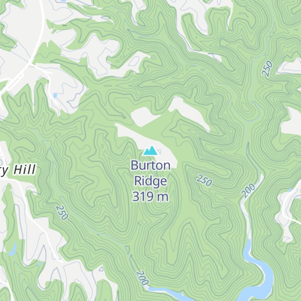 Map of Burton Ridge