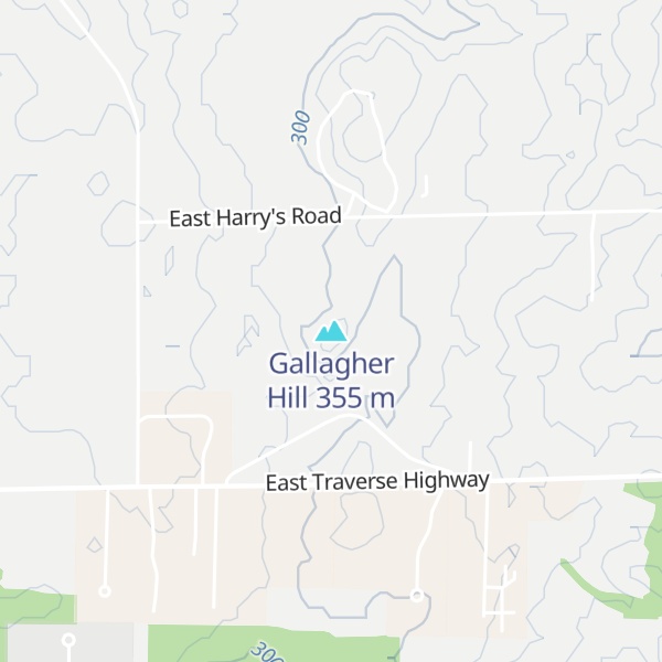 Map of Gallagher Hill