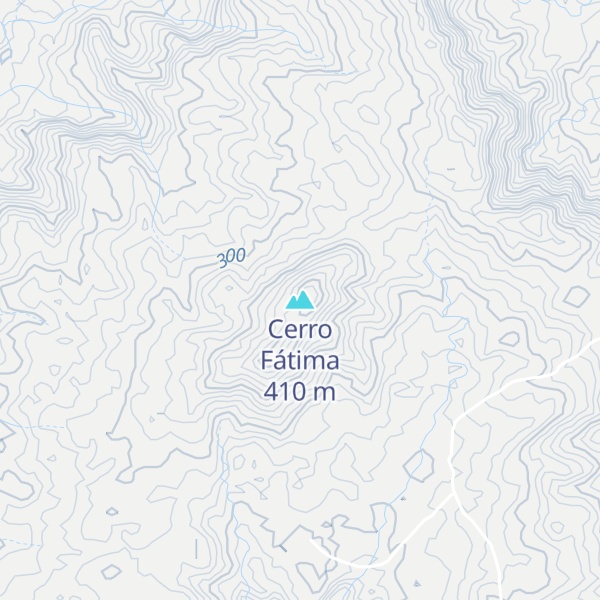 Map of Cerro Fátima