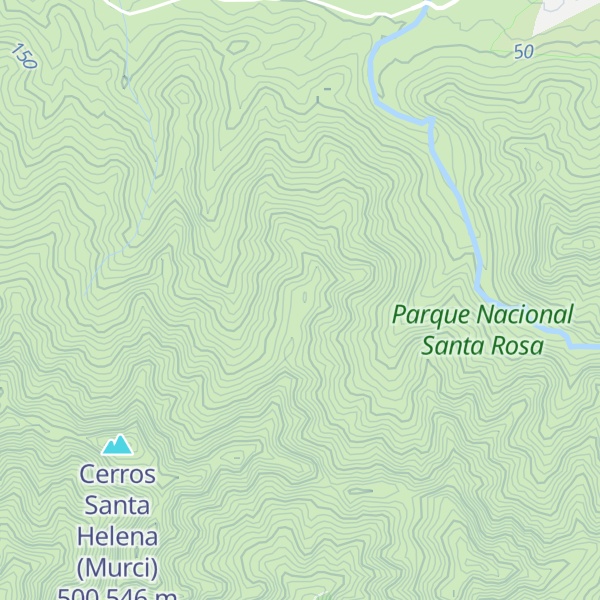 Map of Cerro La Pava