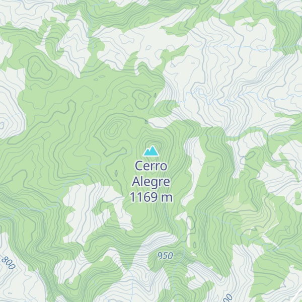 Map of Cerro Alegre