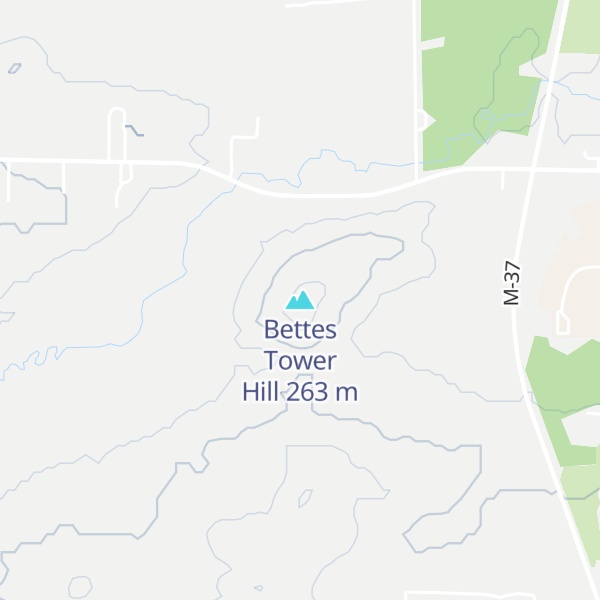 Map of Bettes Tower Hill