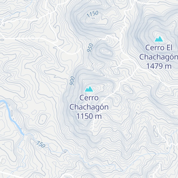 Map of Cerro Chachagón
