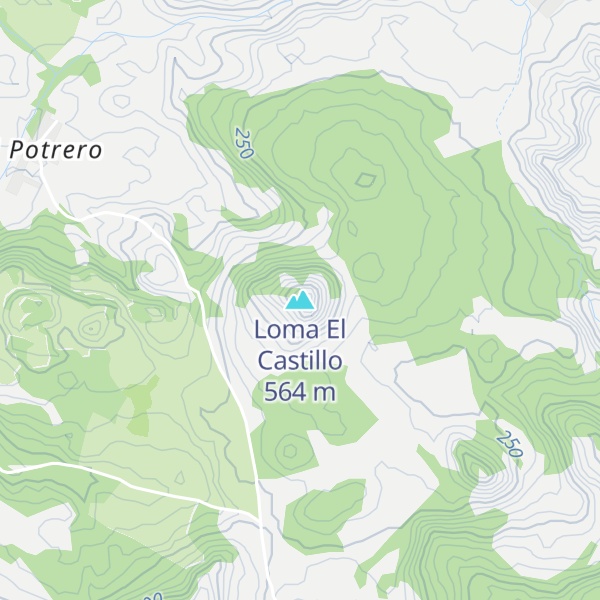 Map of Loma El Castillo
