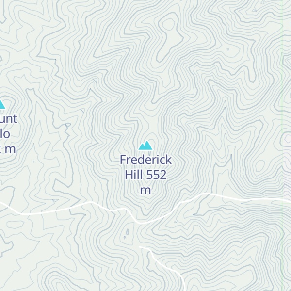 Map of Frederick Hill