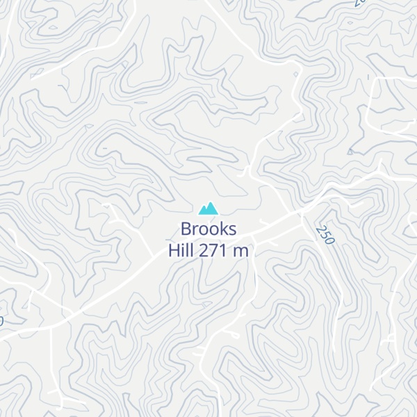 Map of Brooks Hill