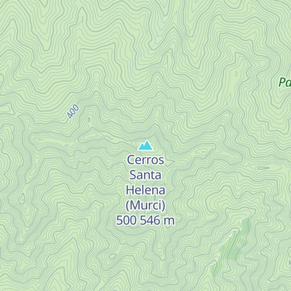 Map of Cerros Santa Helena (Murci) 500