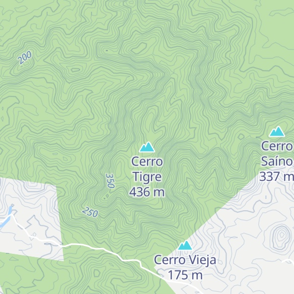 Map of Cerro Tigre