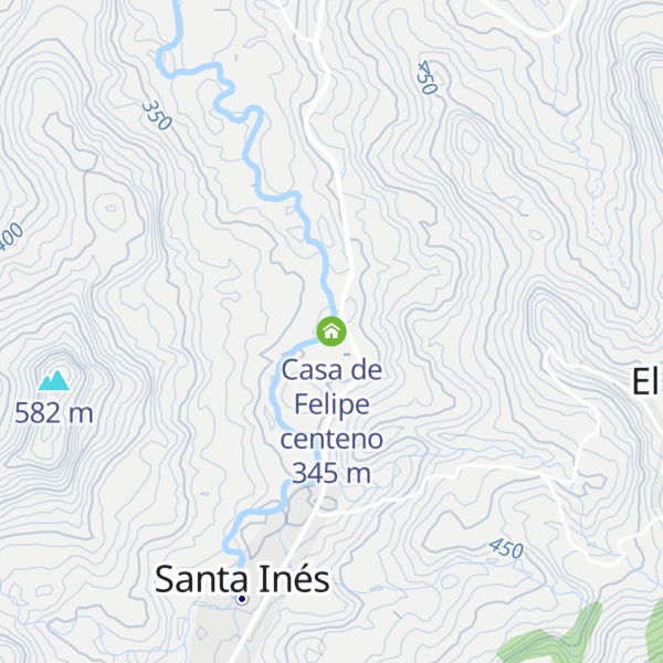 Map of Casa de Felipe centeno