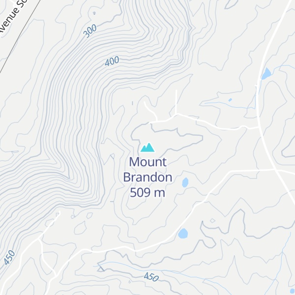 Map of Mount Brandon