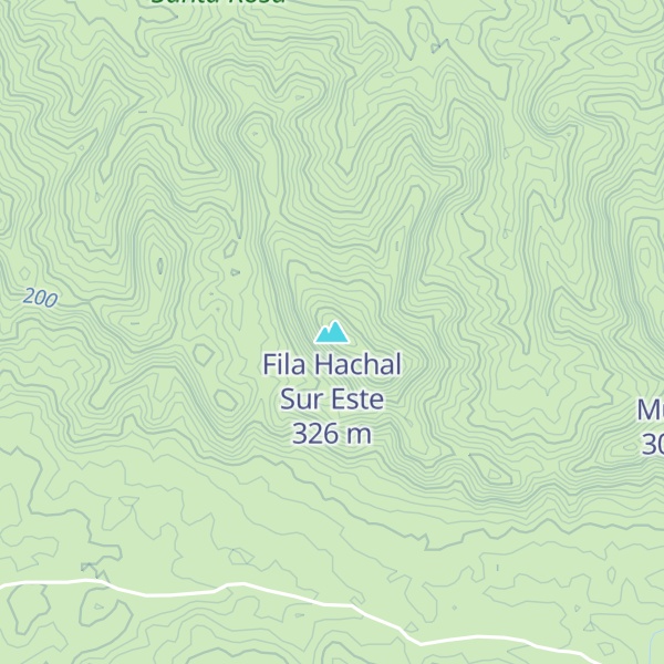 Map of Fila Hachal Sur Este