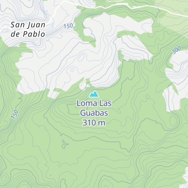 Map of Loma Las Guabas