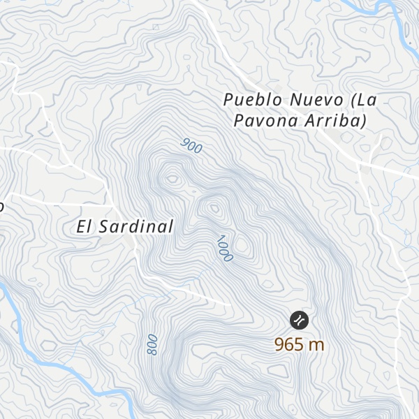 Map of Cerro Chachagüito
