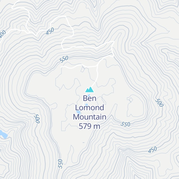 Map of Ben Lomond Mountain