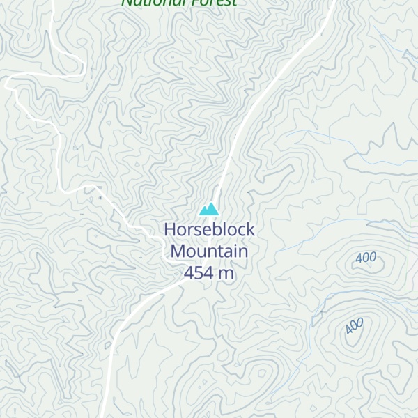 Map of Horseblock Mountain