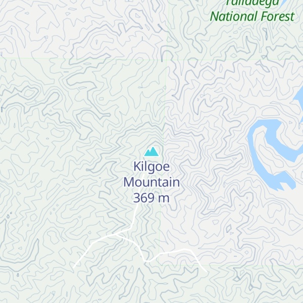 Map of Kilgoe Mountain